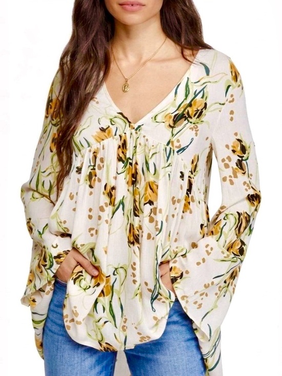 Free People Tops - 🌺🎉HP🎉🌺 NWT Free People Bella Floral Print Top